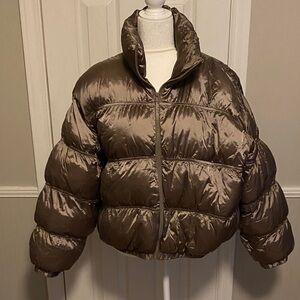 Wild Fable Metallic Brown Jacket